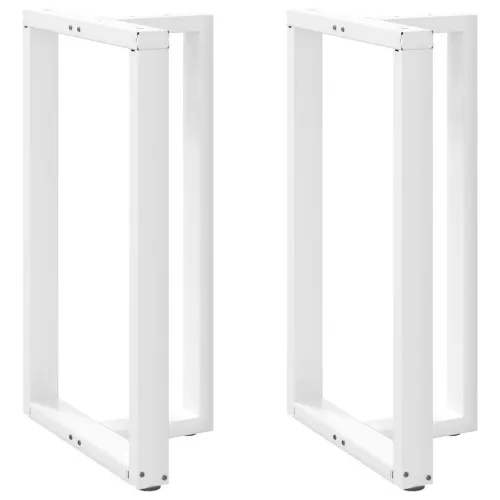 Noge za barski stol T-oblika 2 kom Bijele 60x35x(100-101) cm Čelik - Bijela 60 x 35 x (100-101) cm Cijena