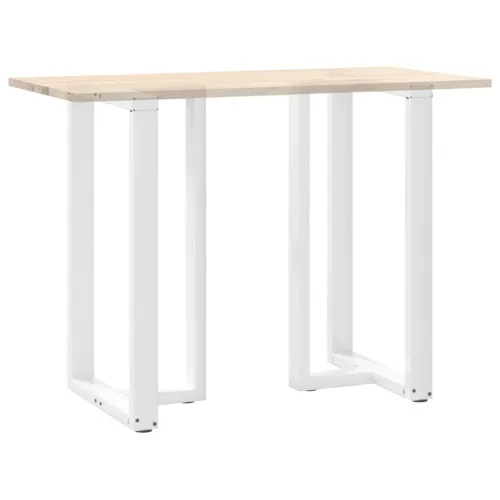 Noge za barski stol T-oblika 2 kom Bijele 60x35x(100-101) cm Čelik - Bijela 60 x 35 x (100-101) cm Cijena