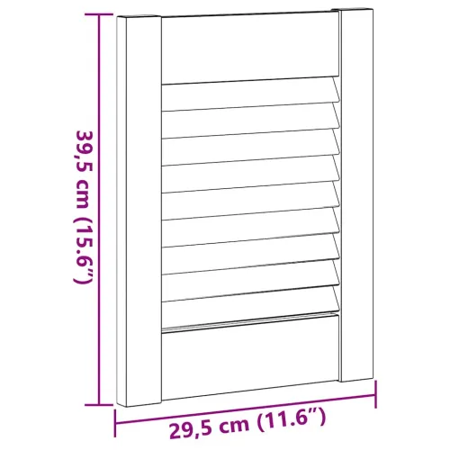 Vrata ormarića Louvred dizajn 2 kom bijela 39,5x29,5 cm - Bijela 39,5 x 49,4 cm 2 Cijena