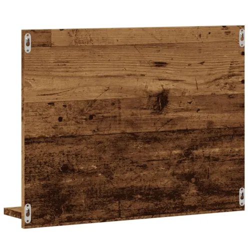 Kupaonski ormarić s ogledalom Old Wood 60x10,5x45 cm - Staro drvo Cijena