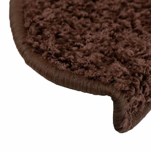 Prostirke za stepenice 30 kom 65x21x4 cm Smeđe poluokrugle velike - Smeđa 65 x 21 x 4 cm 30 Smeđa Cijena