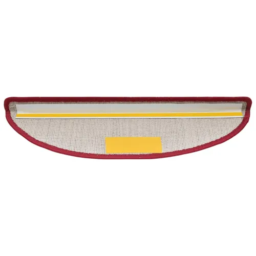 Prostirke za stepenice 30 kom 56x17x3 cm crvene poluokrugle - Crvena 56 x 17 x 3 cm 30 Cijena