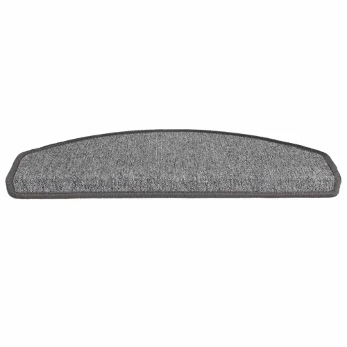 Prostirke za stepenice 30 kom 65x24x4 cm tamno sive poluokrugle velike - Tamno siva 65 x 24 x 4 cm 30 Tamnosiva Cijena