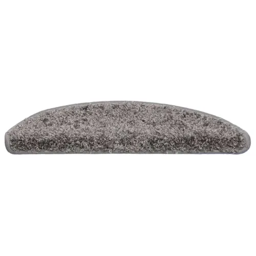 Prostirke za stepenice 30 kom 56x17x3 cm sive poluokrugle - Siva 56 x 17 x 3 cm 30 Cijena