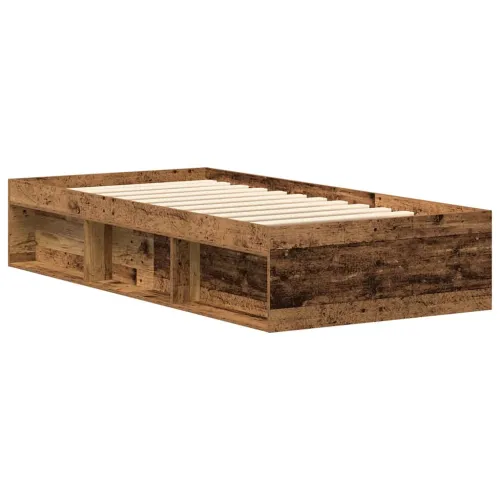 Okvir kreveta bez madraca staro drvo 100x200 cm - Staro drvo 100 x 200 cm Cijena