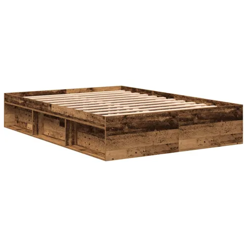 Okvir kreveta bez madraca staro drvo 140x190 cm - Staro drvo 140 x 190 cm Cijena
