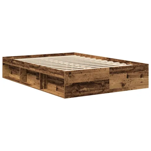 Okvir kreveta bez madraca staro drvo 140x190 cm - Staro drvo 140 x 190 cm Cijena