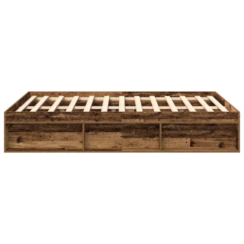 Okvir kreveta bez madraca staro drvo 140x190 cm - Staro drvo 140 x 190 cm Cijena