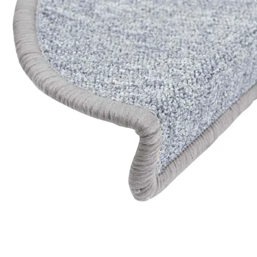 Prostirke za stepenice 30 kom 56x17x3 cm svijetlo sive poluokrugle - Svjetlosiva 56 x 17 x 3 cm 30 Cijena
