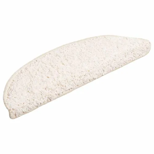 Prostirke za stepenice 30 kom 56x17x3 cm bijele poluokrugle - Bijela 56 x 17 x 3 cm 30 Cijena