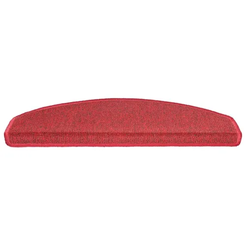 Prostirke za stepenice 30 kom 65x24x4 cm crvene poluokrugle velike - Crvena 65 x 24 x 4 cm 30 Cijena