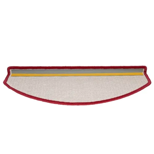 Prostirke za stepenice 30 kom 65x24x4 cm crvene poluokrugle velike - Crvena 65 x 24 x 4 cm 30 Cijena