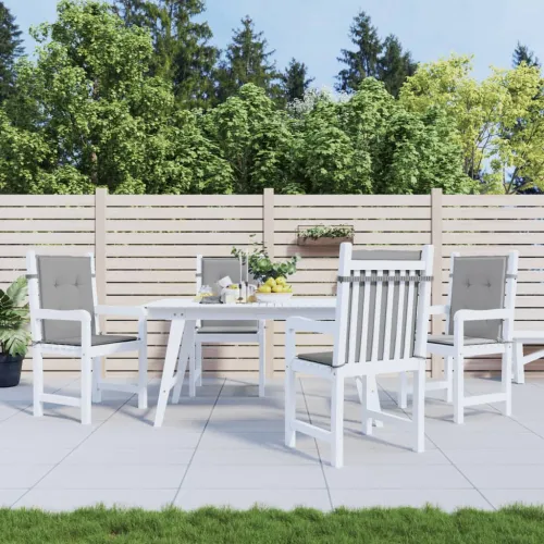 Jastuci za vrtne stolice 4 kom sivi od tkanine Oxford - Siva 100 x 50 x 3 cm 4 Siva Cijena