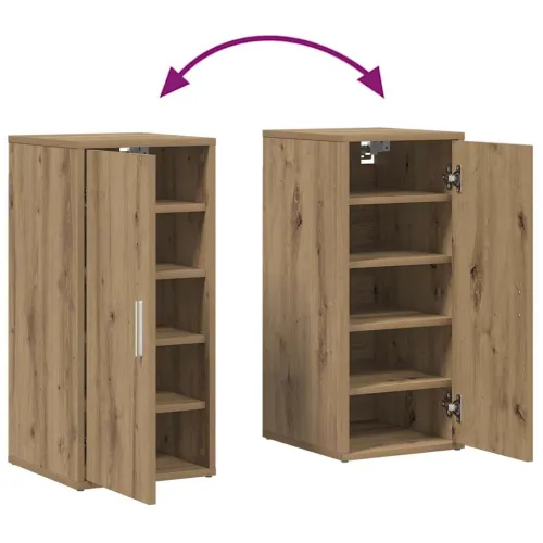 Ormari za cipele 2 kom Artisan hrast 32x35x70 cm - Hrast artisan 32 x 35 x 70 cm 2x shoe cabinet with door Cijena