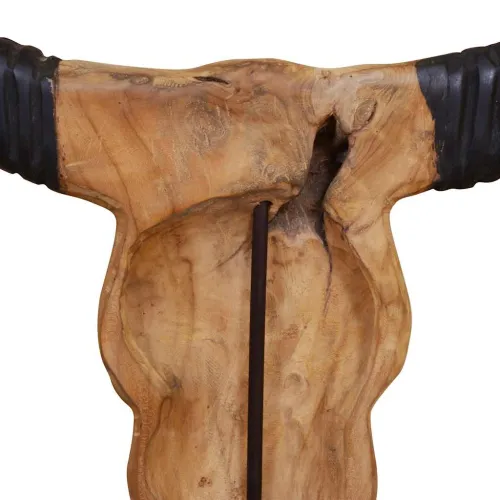 Skulptura lubanje bika tikovina 66x15x88 cm Cijena