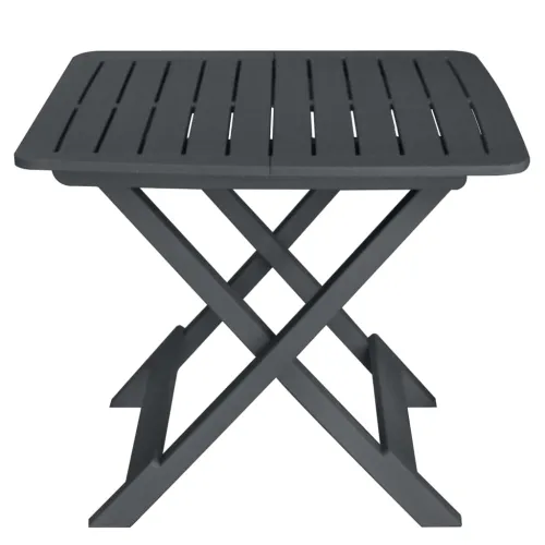 3-dijelni sklopivi bistro set plastični antracit - Antracit 3 Cijena