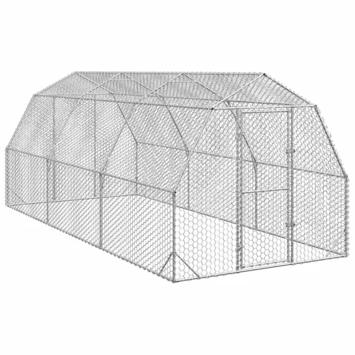 Kavez za kokoši 2,5x6x2,25 m pocinčani čelik - 2.5 x 6 x 2.25 m Bez krova 2.5 x 6 x 2.25 m Bez krova Cijena