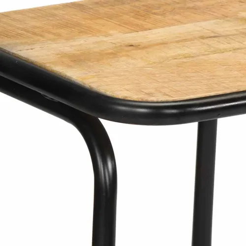 Barske stolice 2 kom 46x35,5x80 cm puno drvo grubo mango - 46 x 35.5 x 80 cm 2 Grubo masivno drvo manga Cijena