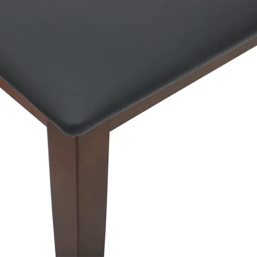Klupa 90 cm smeđa puna drvena guma - Smeđa i tamna Cijena