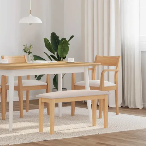 Klupa 90 cm puna drvena guma - Prirodna i svijetla Cijena