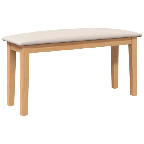 Klupa 90 cm puna drvena guma - Prirodna i svijetla Cijena