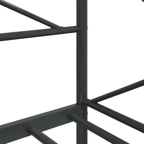 Dnevni krevet bez madraca crni 75x190 cm čelik - Crna 75 x 190 cm bez madraca na kotačićima Cijena