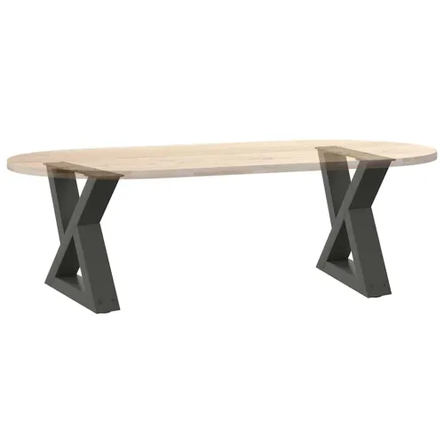 Noge za klub stolić 2 kom. antracit 30 x (30-31,3) cm čelik - Antracit 30 x (30-31.3) cm 1 1 Cijena