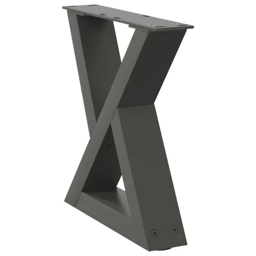 Noge za klub stolić 2 kom. antracit 30 x (30-31,3) cm čelik - Antracit 30 x (30-31.3) cm 1 1 Cijena