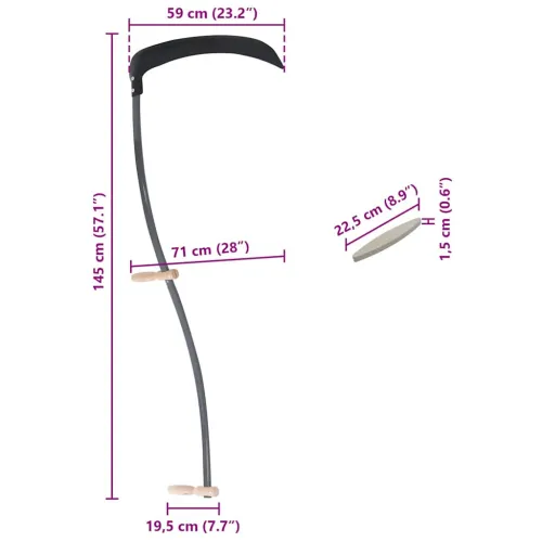 Kosa s brusnim kamenom 145 cm Cijena