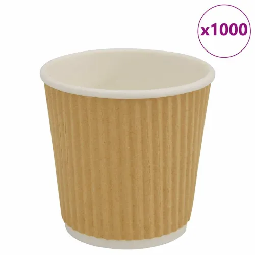 papirnate šalice za kavu 1000 kom 4 oz 100 ml smeđe - 1 100 ml 100 ml Cijena