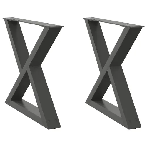 Noge za klub stolić 2 kom. antracit 60 x (42-43,3) cm čelik - Antracit 60 x (42-43.3) cm 1 1 Cijena