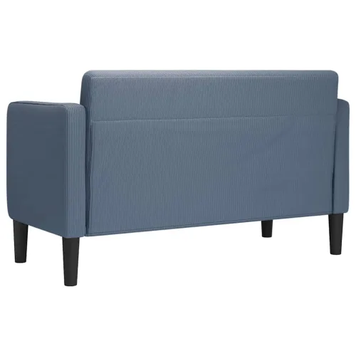 Sofa za dvije osobe plava 109 cm samt tkanina - Plava 1 Cijena