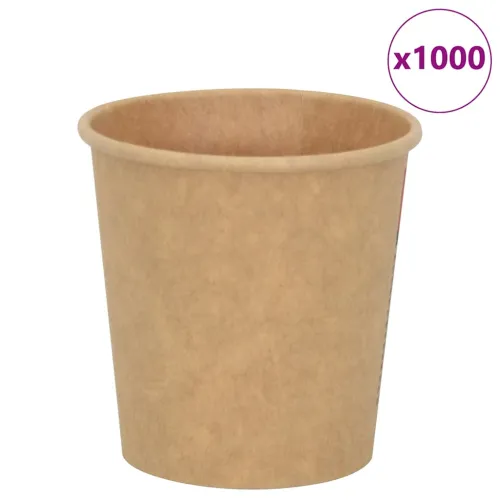 papirnate šalice za kavu 1000 kom 4 oz 100 ml smeđe - 1 100 ml 100 ml Cijena