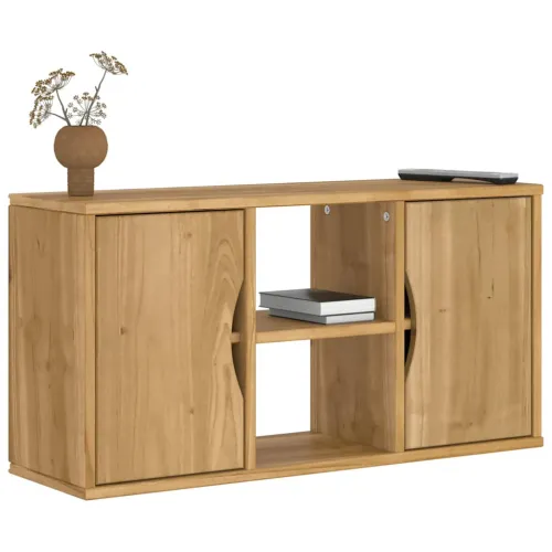 TV ormarić “ODDA” 79x24x40 cm puno drvo bor - briwb 1 s vratima Cijena