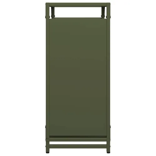 Stalak za drva 60x28x65 cm hladno valjani čelik - Maslinovo zelena 60 x 28 x 65 cm Cijena