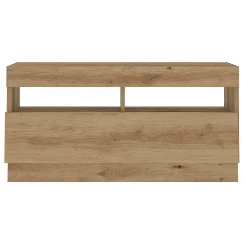 TV ormarić s LED svjetlima Artisan hrast 180x35x40 cm - Hrast artisan Cijena