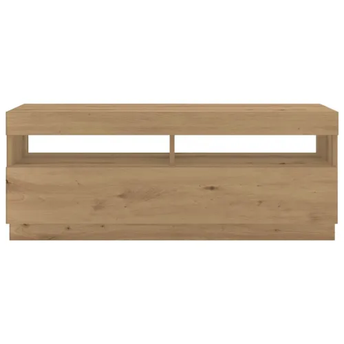 TV ormarić s LED svjetlima Artisan hrast 300x35x40 cm - hrast artisan 1 Cijena