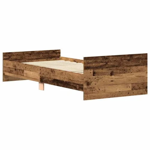 Okvir kreveta bez madraca staro drvo 100x200 cm - Staro drvo 100 x 200 cm Cijena