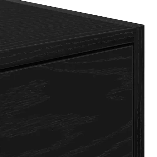 TV ormarić crni hrast 80x31x25,5 cm konstruirano drvo - Crni hrast 1 80 cm Cijena