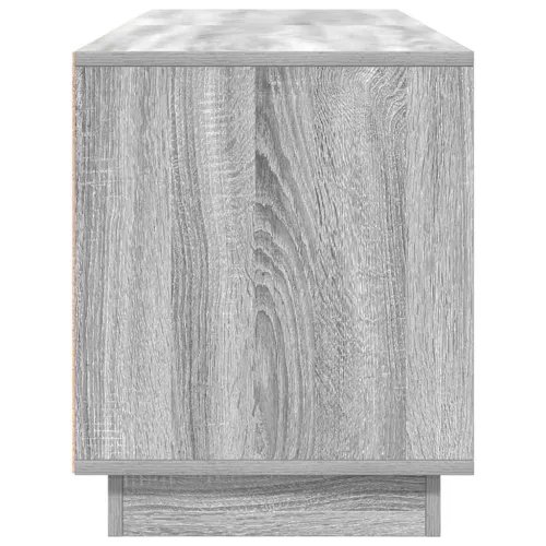 TV ormarić s LED svjetlima boja hrasta 160,5x41x50 cm - Sivi hrast sonoma 160.5 cm Cijena