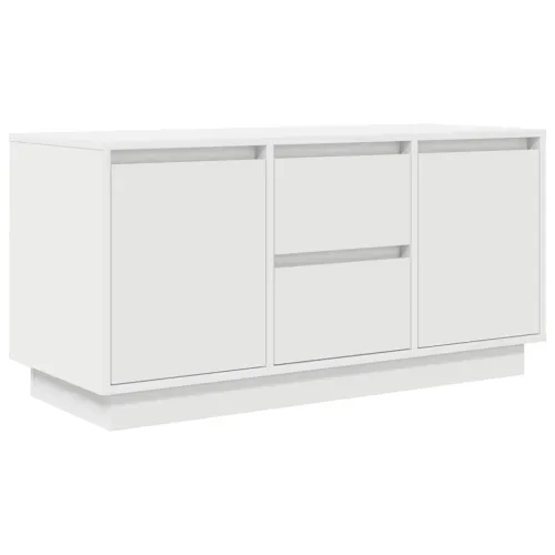 TV ormarić s LED svjetlima bijeli 100x41x50 cm - Bijela 1 100 cm Cijena