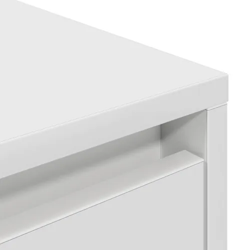TV ormarić s LED svjetlima bijeli 100x41x50 cm - Bijela 1 100 cm Cijena