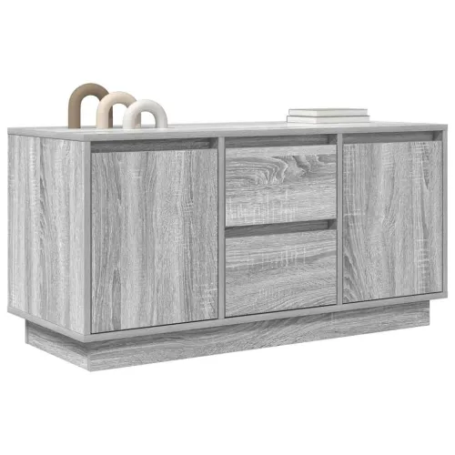 TV ormarić s LED svjetlima boja hrasta sonome 100x41x50 cm - Sivi hrast sonoma 100 cm Cijena