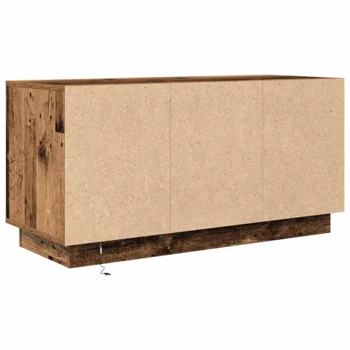 TV ormarići s LED svjetlima 2 kom boja drva 100x41x50 cm - Staro drvo 100 cm Cijena