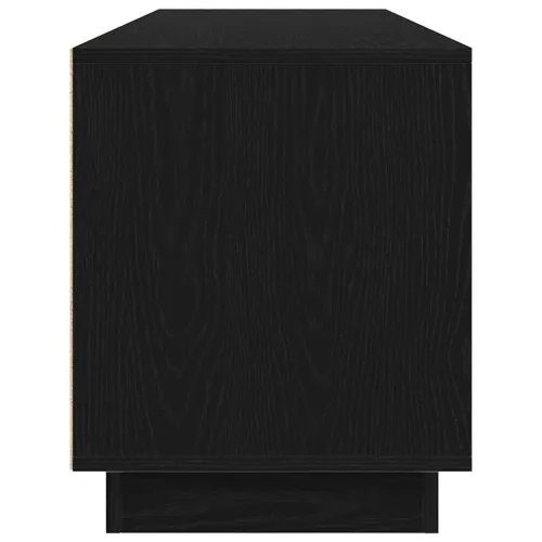 TV ormarić s LED svjetlima crni hrast 193,5x41x50 cm - Crni hrast 1 193.5 cm Cijena