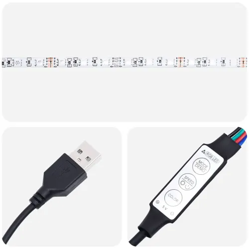TV ormarić s LED svjetlima crni 100x41x50 cm - Crni hrast 1 100 cm Cijena