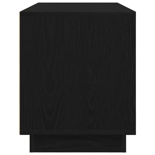 TV ormarić s LED svjetlima crni 100x41x50 cm - Crni hrast 1 100 cm Cijena