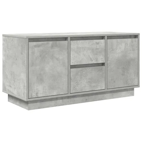 TV ormarić s LED svjetlima siva boja betona 100x41x50 cm - Beton siva 100 cm Cijena