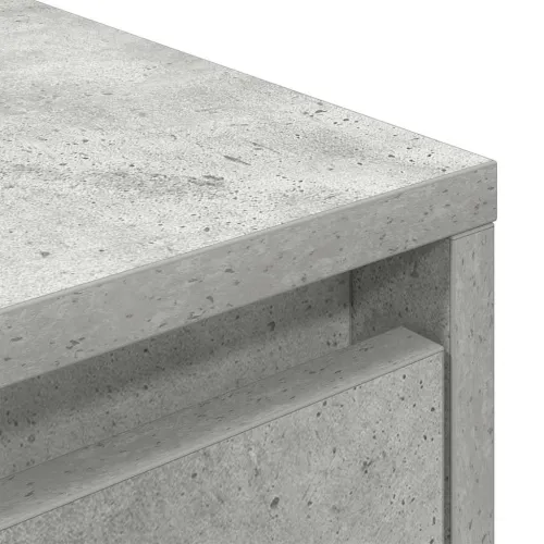 TV ormarić s LED svjetlima siva boja betona 100x41x50 cm - Beton siva 100 cm Cijena