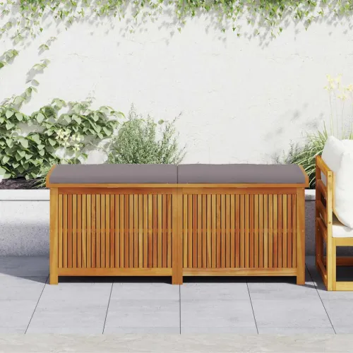 Vanjska kutija za jastuke 150x50x60,5 cm masivno drvo bagrema - Tamno siva 150 x 50 x 60.5 cm Tamno siva 150 x 50 x 60.5 cm Cijena